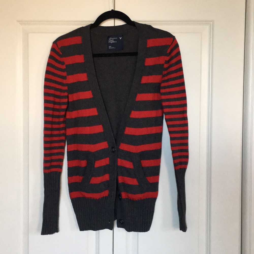 Striped cardigan